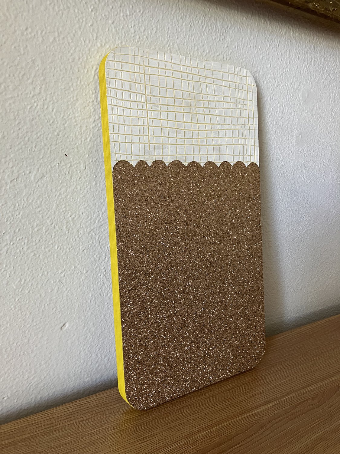 Glitter Grid Gold
