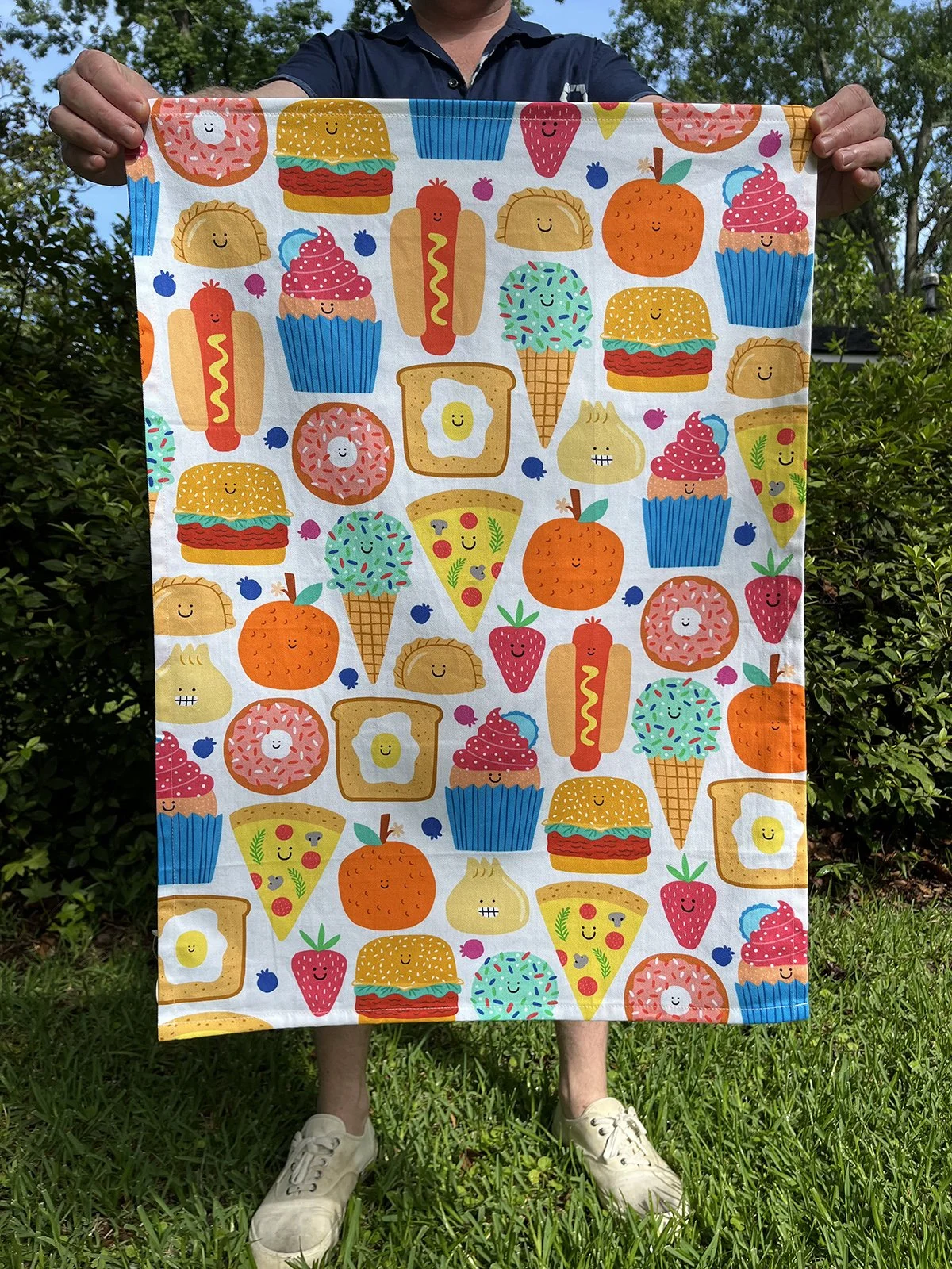 Happy Food Kitchen Towel