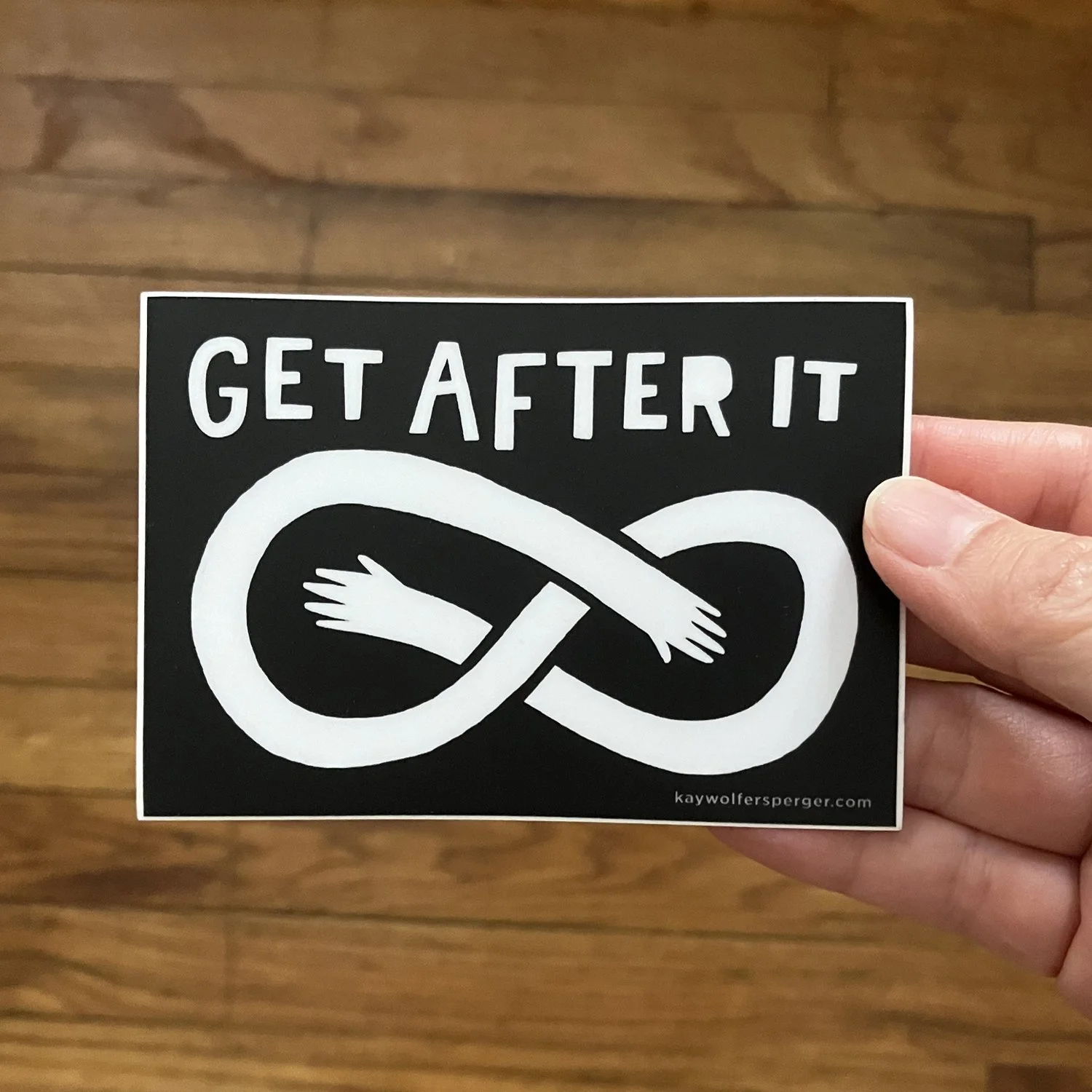 Get After It Vinyl Sticker