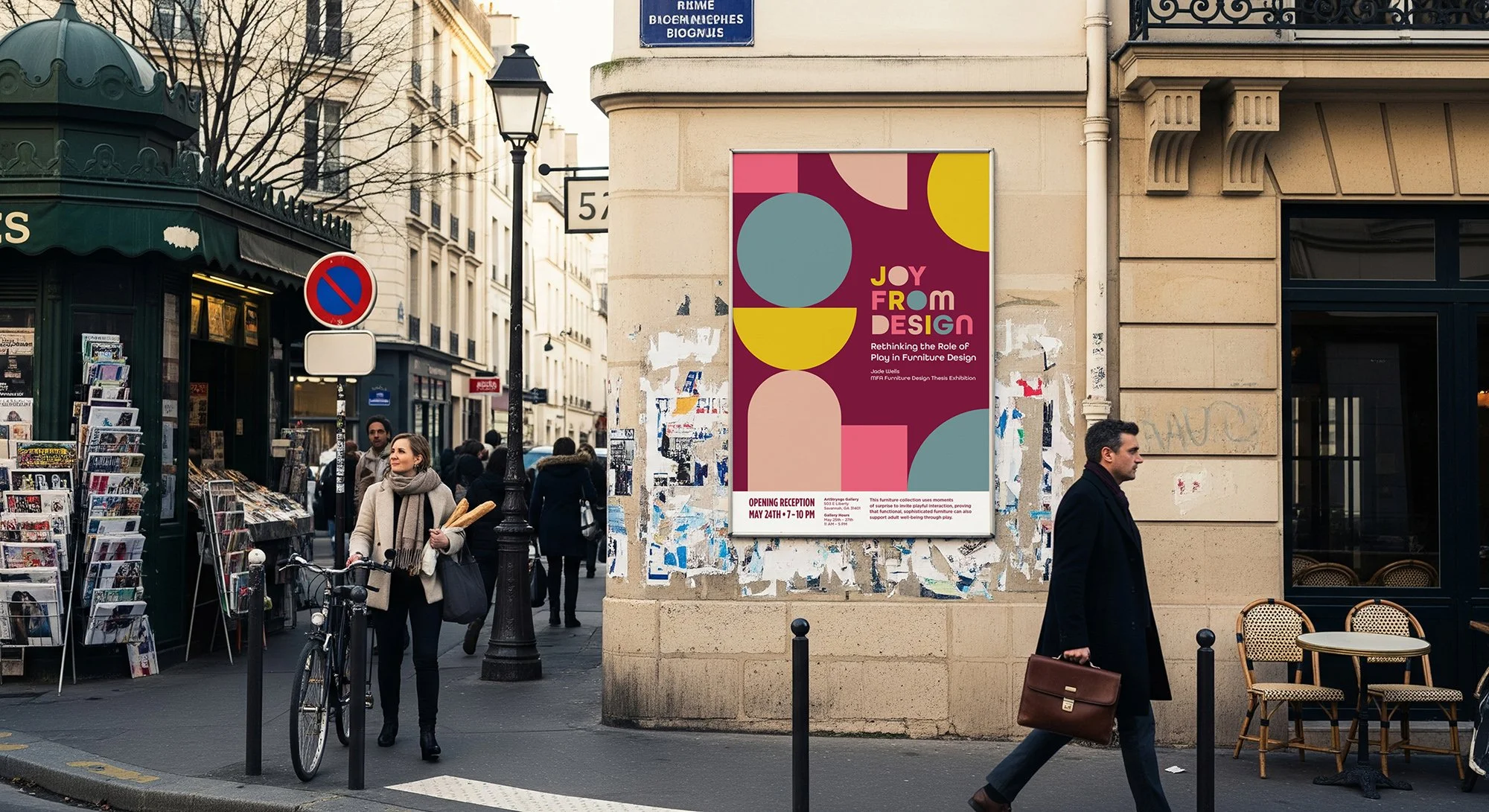 Jade Wells MFA Furniture Exhibition Campaign