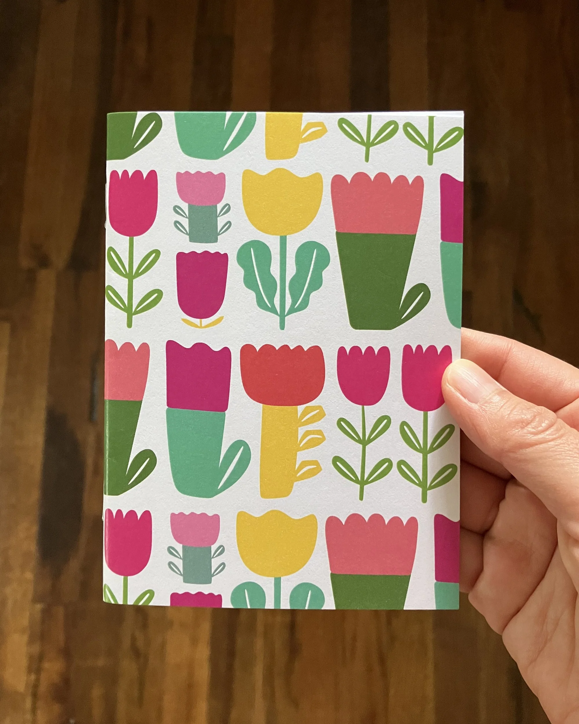 Wavy Florals Notebook