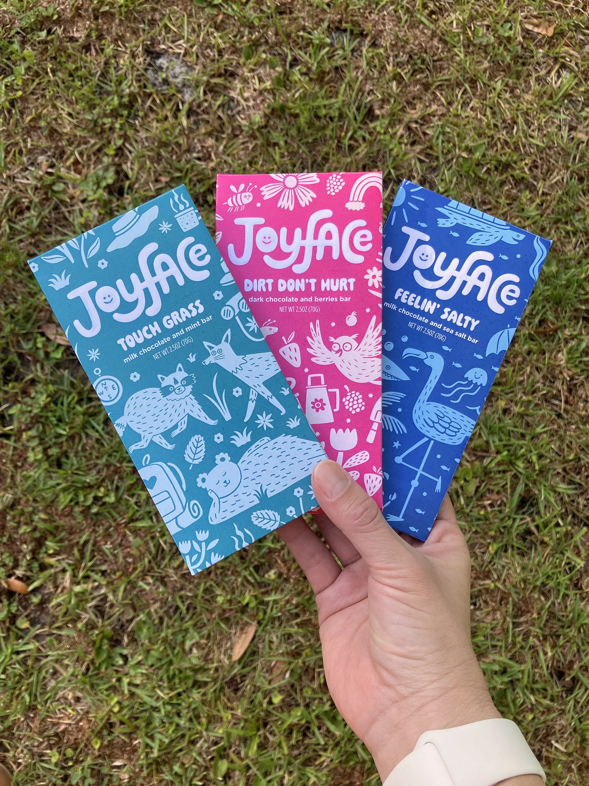 Joyface Chocolate Bar Packaging Concept