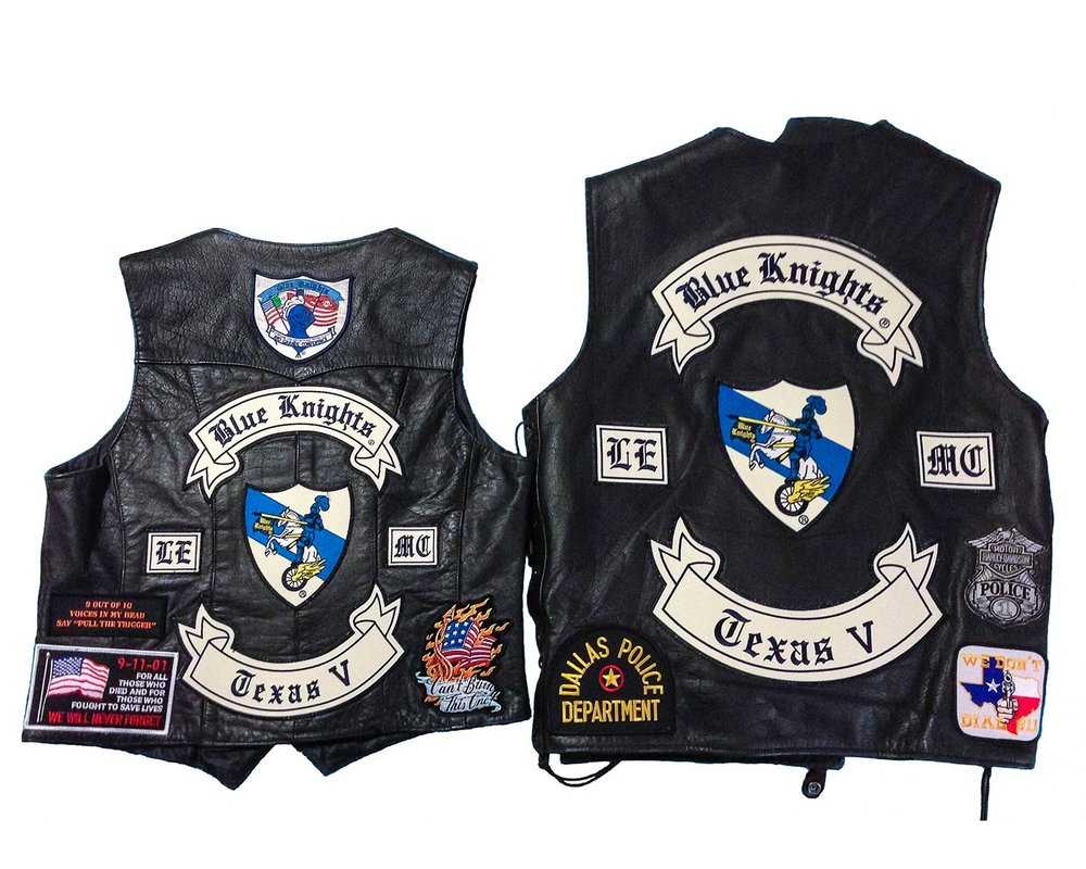 Blue Knight Patch, Large Back Patches for Jackets 