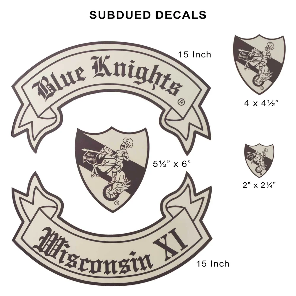 BSA Blue Waterslide Decal Set – Fits 441, 500, 650, 750 Single & Twin Models – NOS