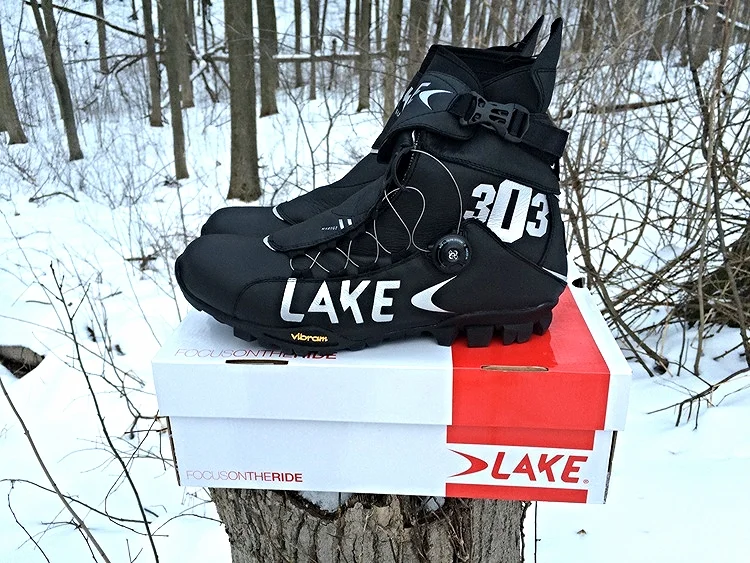 lake winter cycling boots