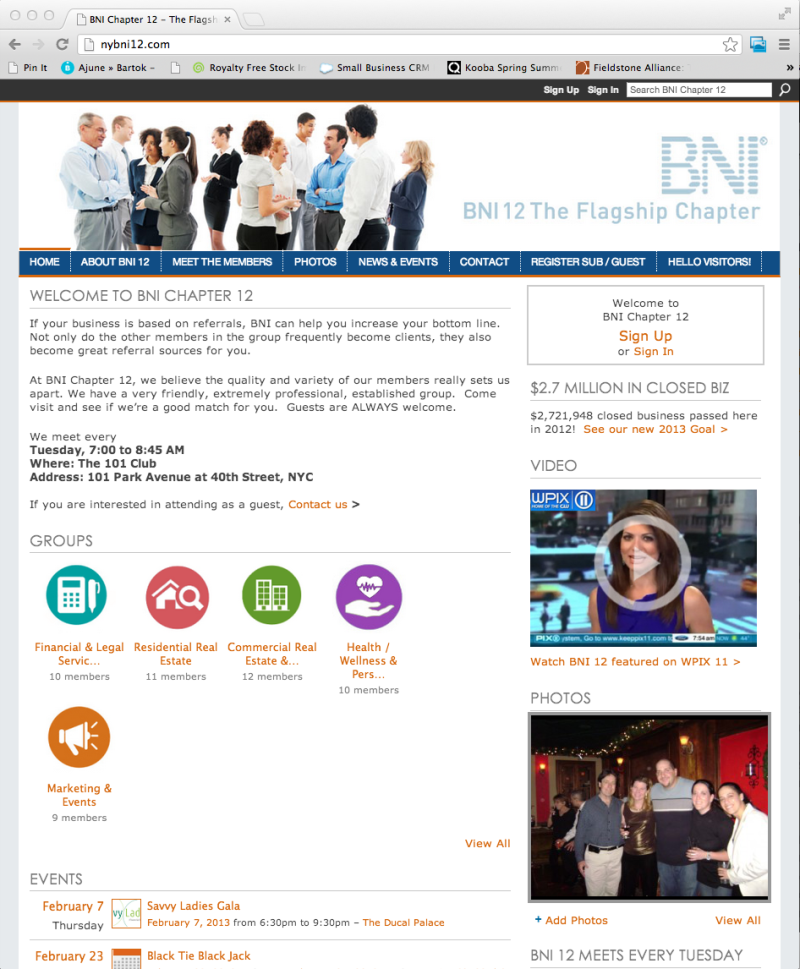 NYBNI12.COM WEBSITE LAUNCH