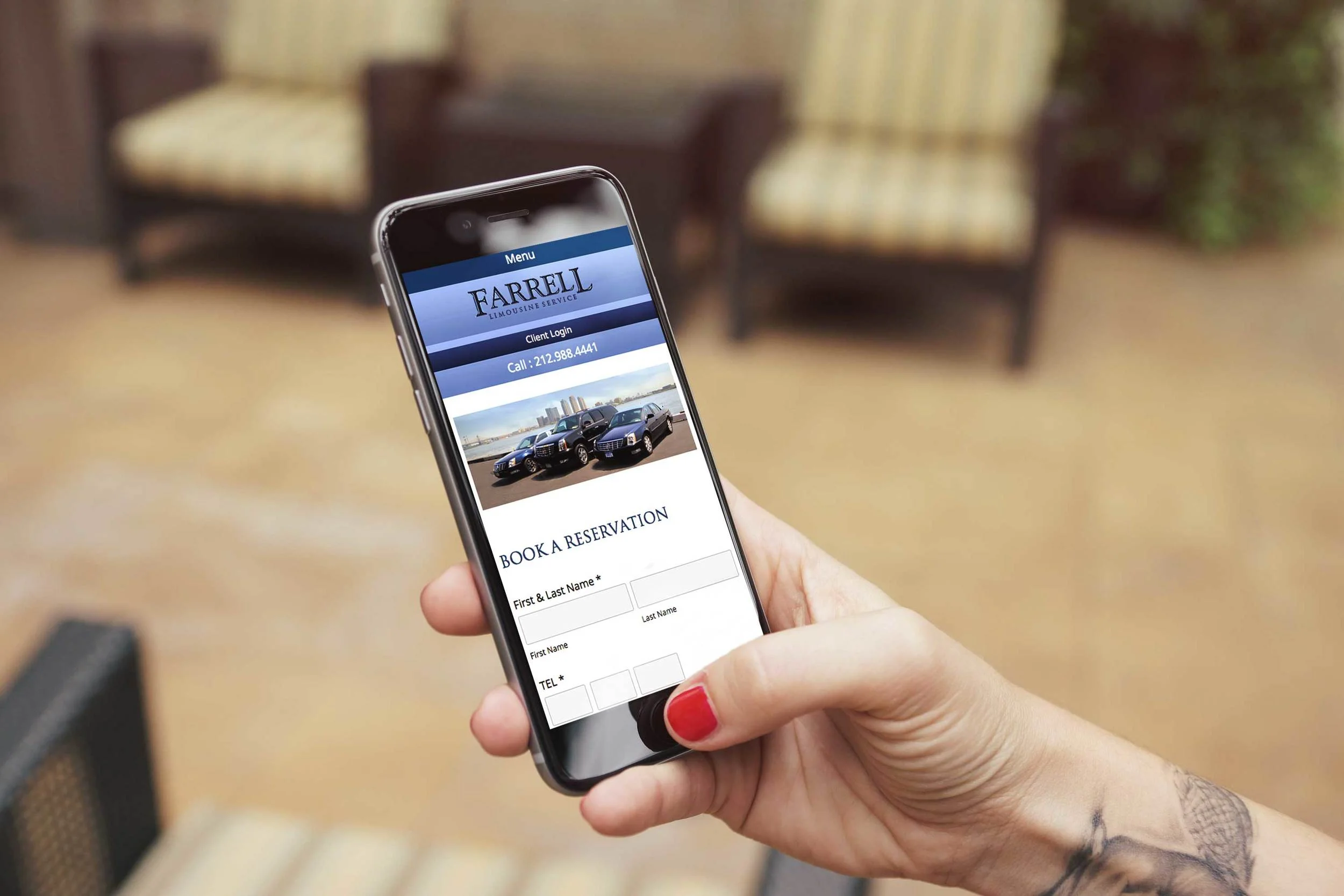 FARRELL LIMOUSINE SERVICE SITE REDESIGNED AND LAUNCHED