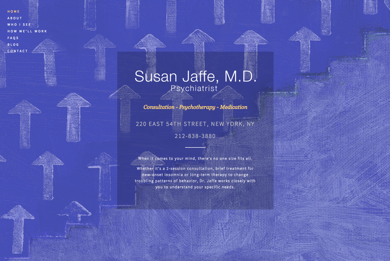 SUSAN JAFFE NEW SITE LAUNCH