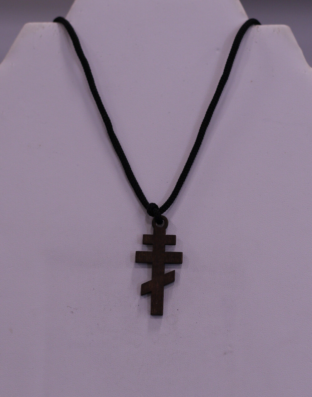 Wooden Cross Necklace — Saint George Orthodox Cathedral Toledo