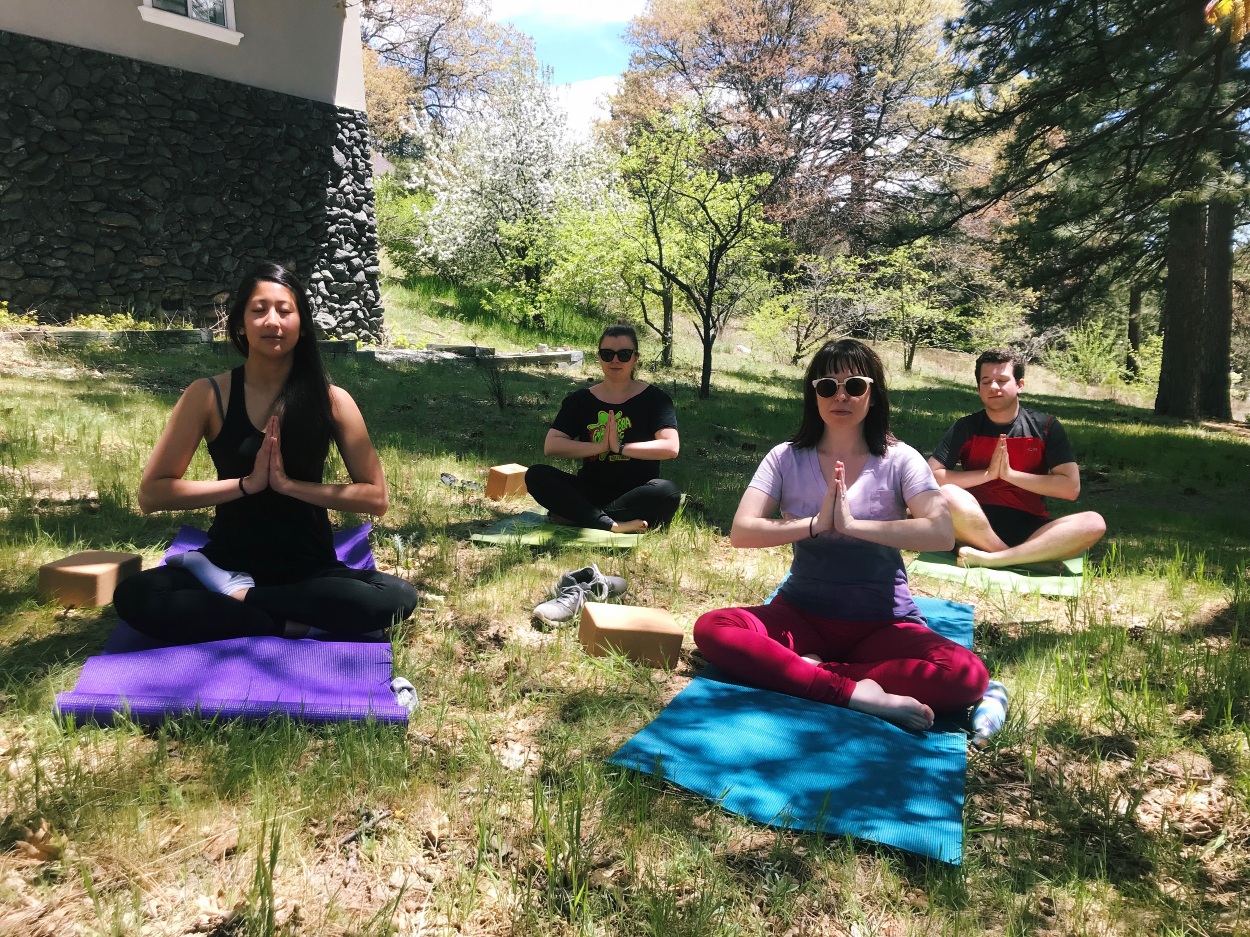Playwrights can do yoga, too.
