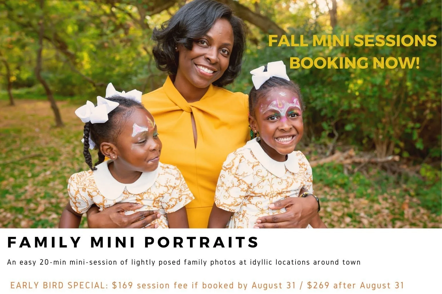 FALL MINI SESSIONS OPEN NOW!