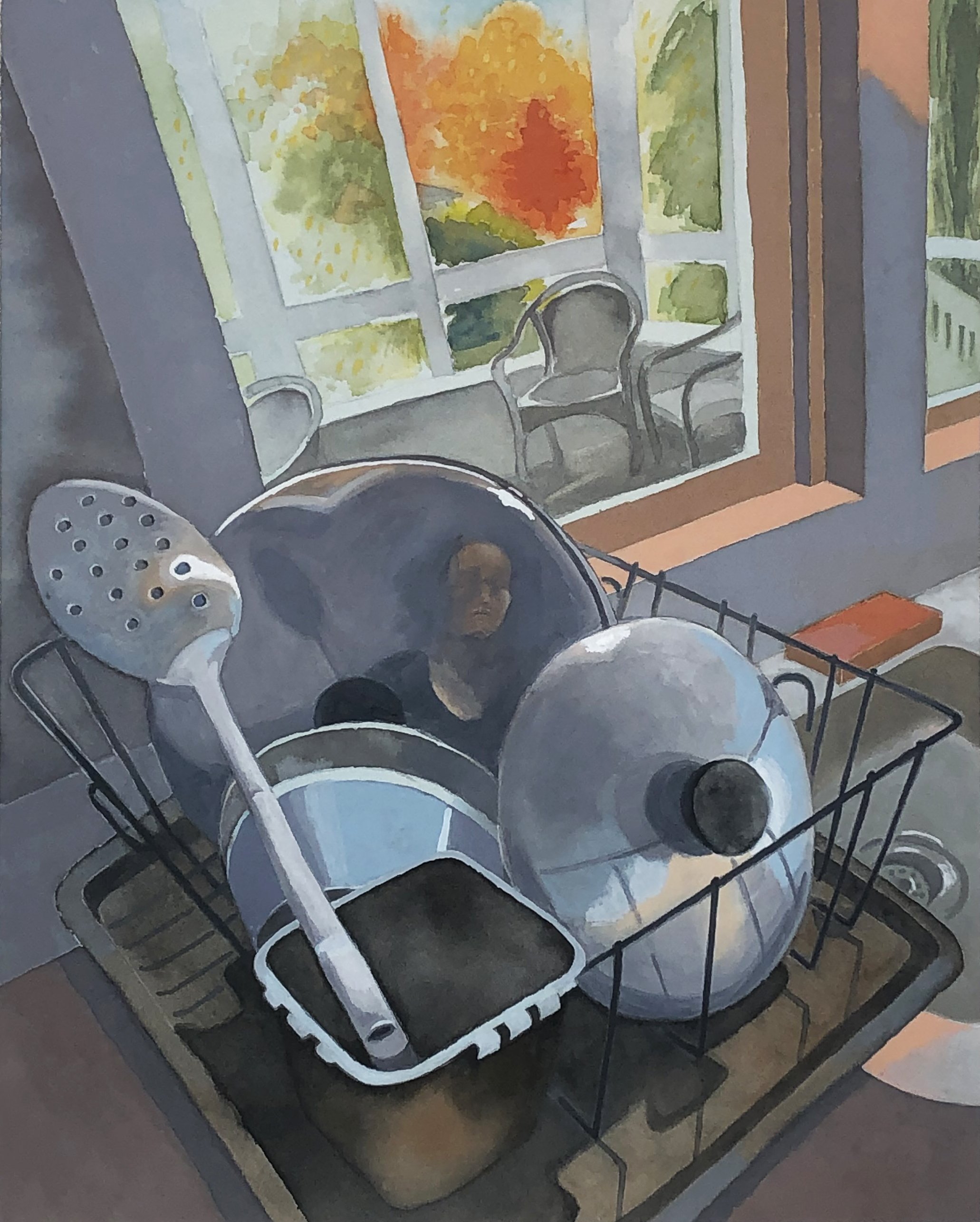 Dishdrainer: Autumn Reflection