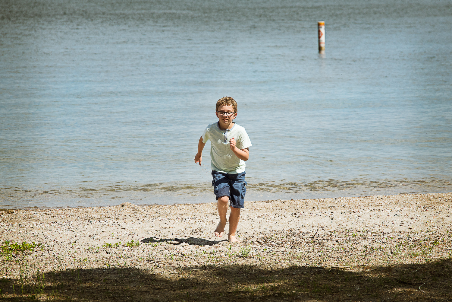 Boy running
