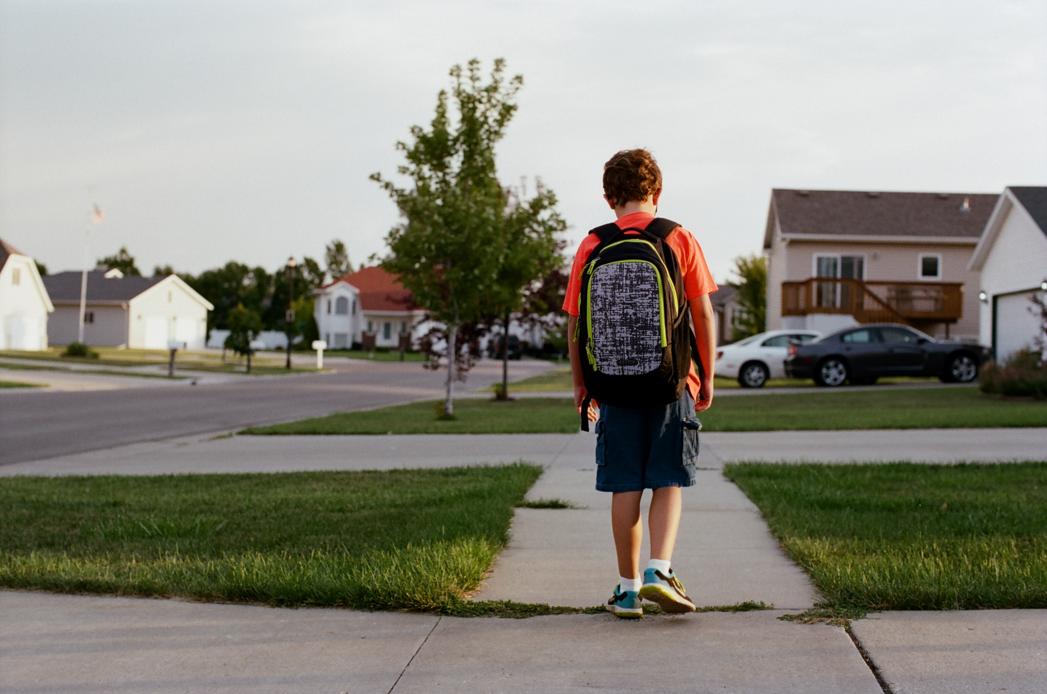 Walking to the Bus