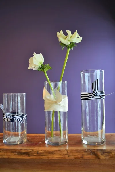Cylinder Vases (3.5 inches wide) 7 Inch- $2 9 Inch- $3 11 inch- $4