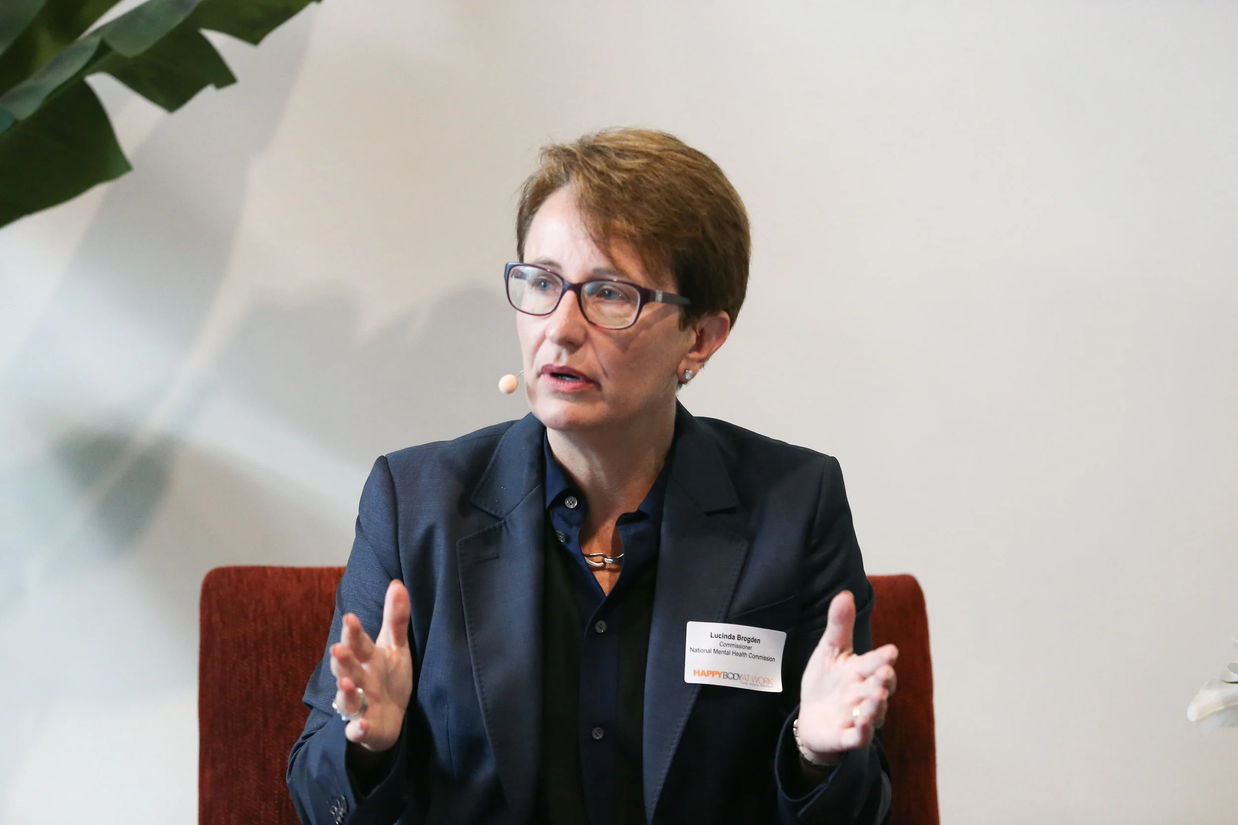 Commissioner Lucy Brogden speaking at the Thought Leadership Series forum in Sydney