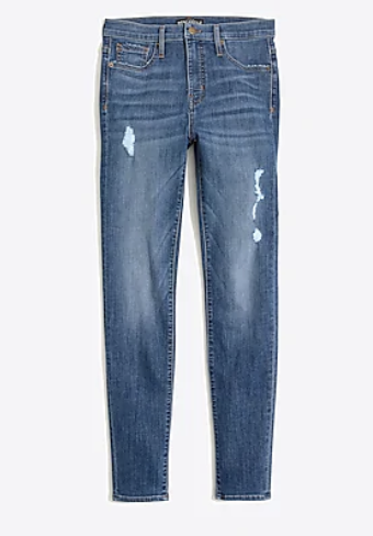 I was craving a distressed denim and these from J Crew Factory fit like a glove.