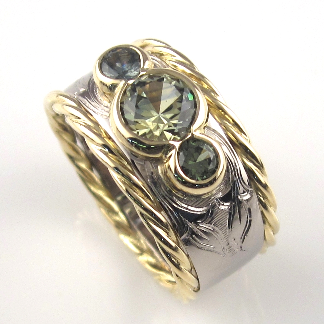 Sapphire in white and yellow (Copy)