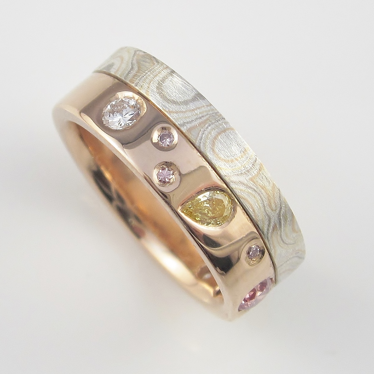 Mokume Gane Diamond