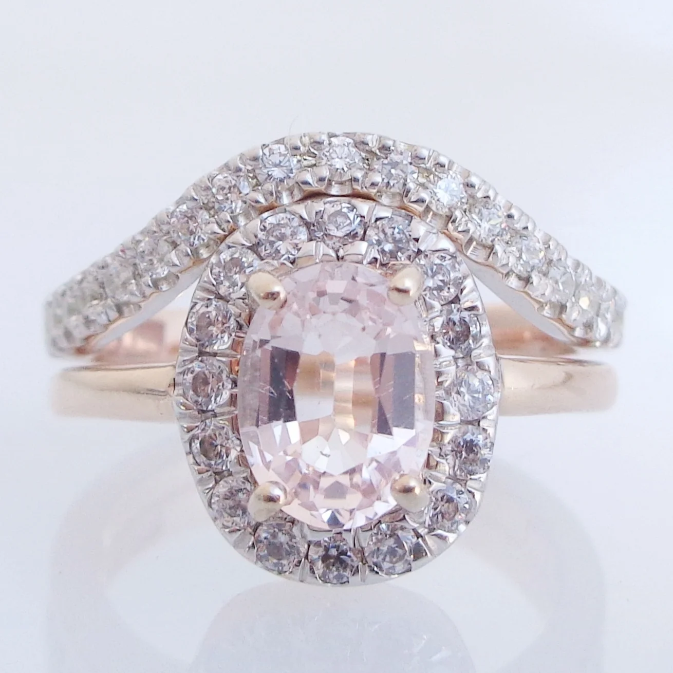 Diamonds and morganite