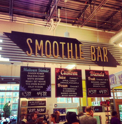 Smoothie Bar at Whole Foods Midtown