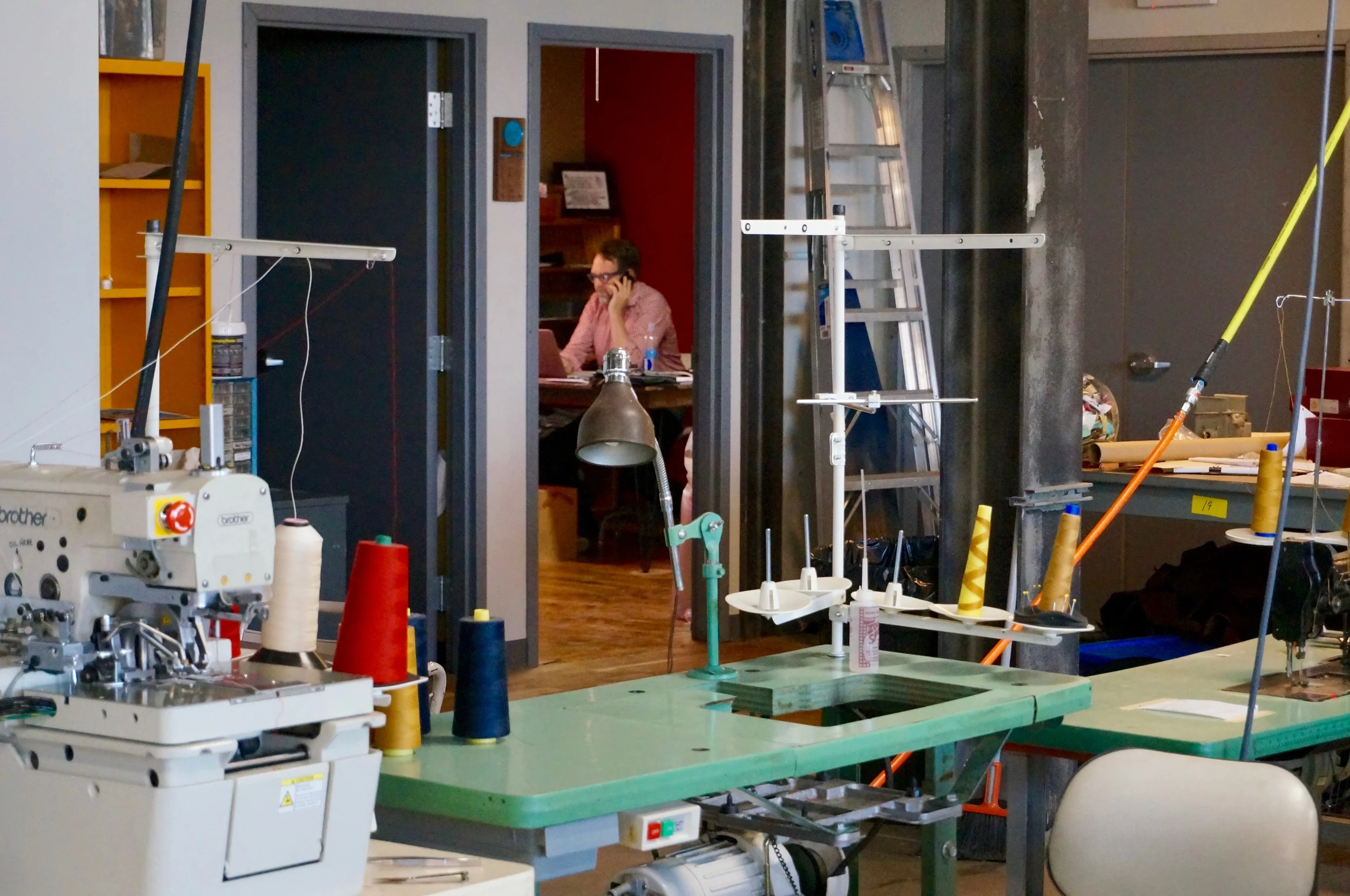 Owner Eric Yelsma in his office