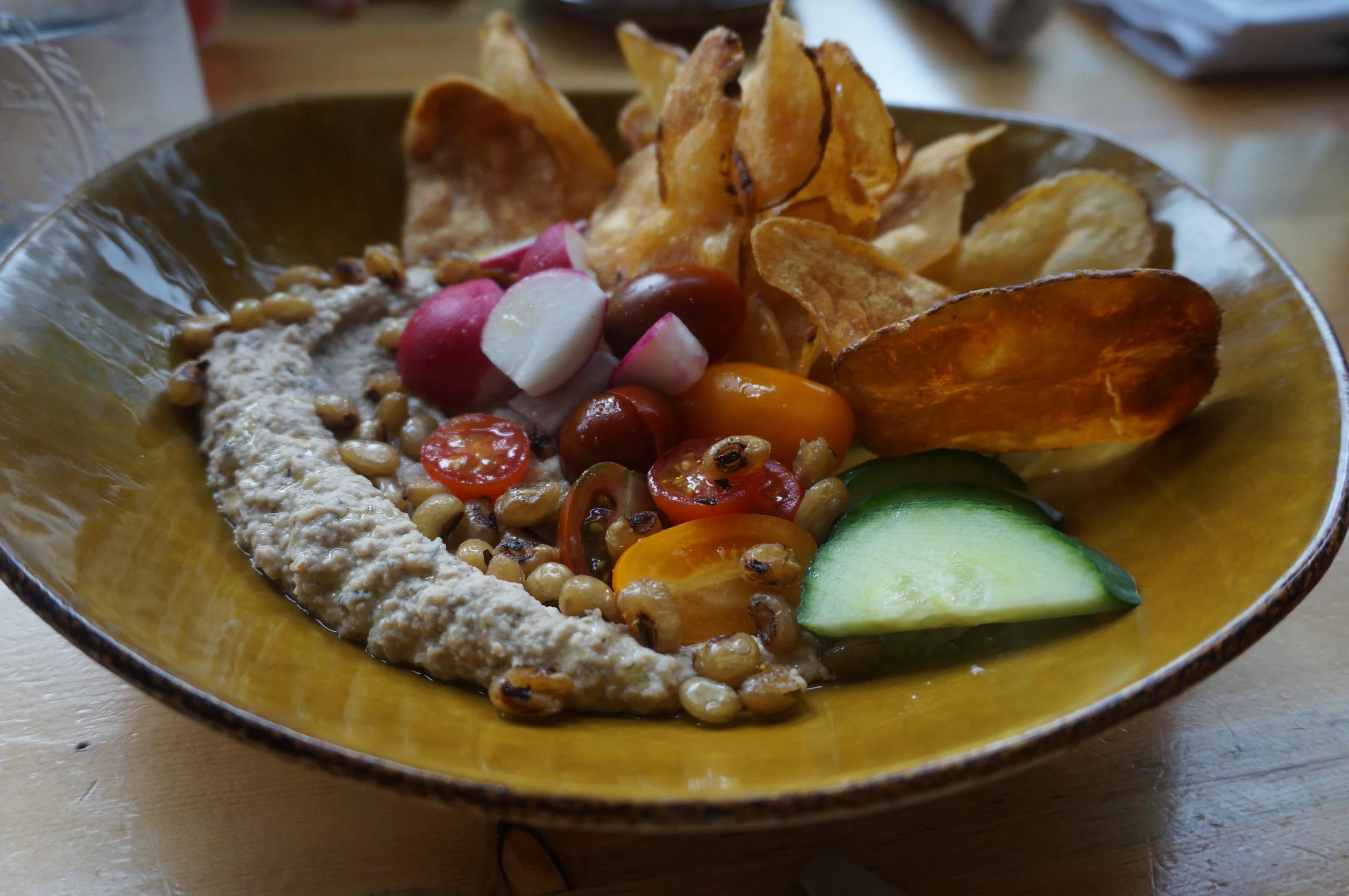 The Black Eyed Pea Hummus was so unique and so delicious. A crowdpleaser we loved so much, we got another one to take home!