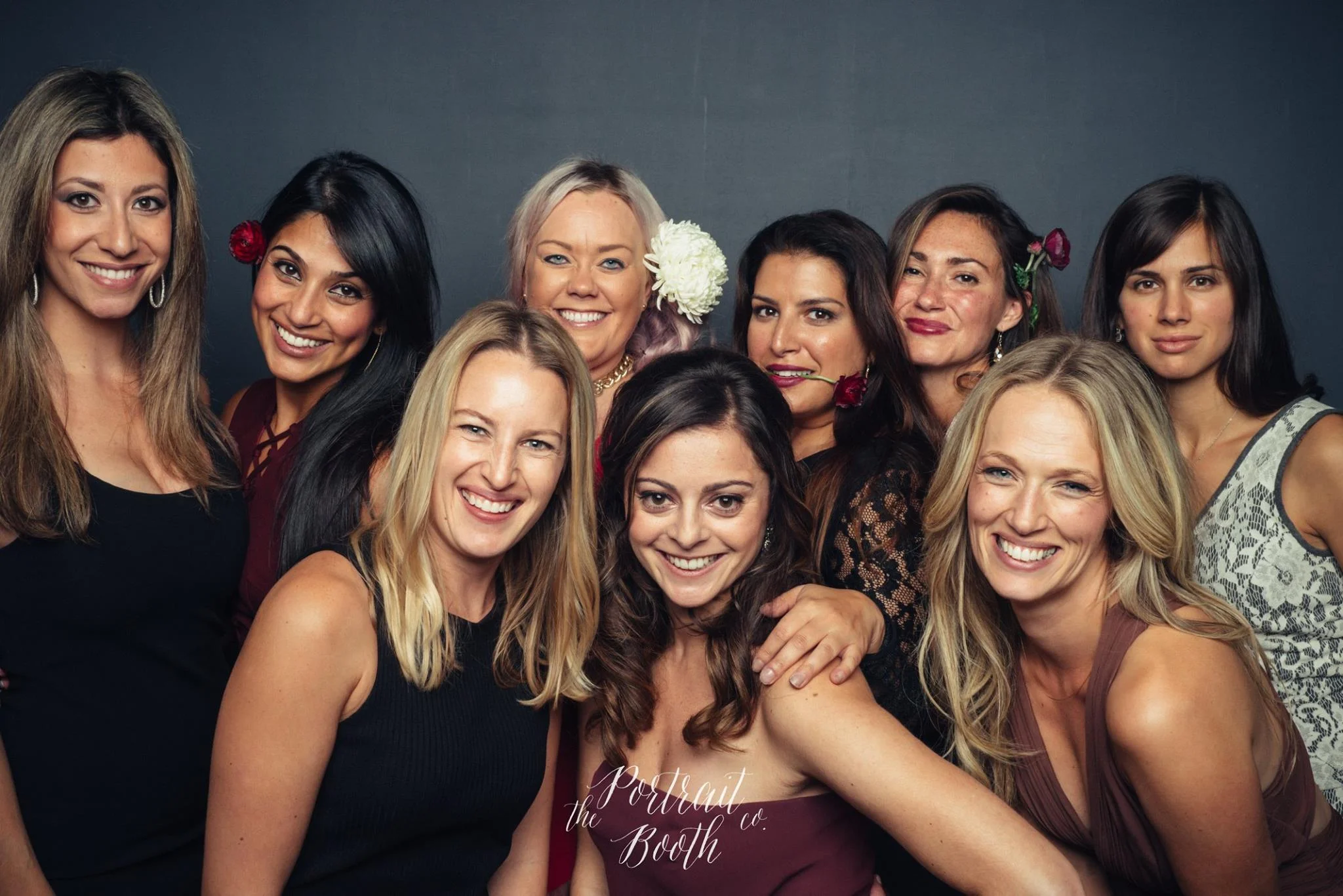 Photo by The Portrait Booth - the j'adore Detroit entourage at the wedding 