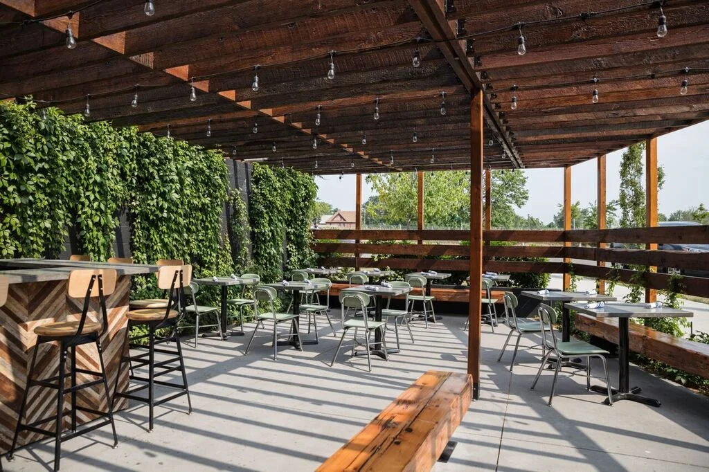 The patio at Gold Cash Gold. Photo from Gold Cash Gold's website. 