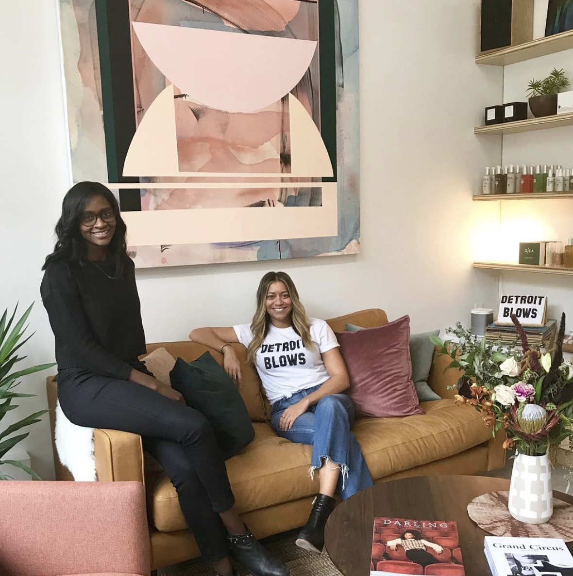 Nia Batts & Katy Cockrel Founders of Detroit Blows. Pic via @ katycockrel. 