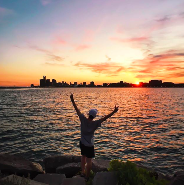 View from Belle Isle via @seoung 