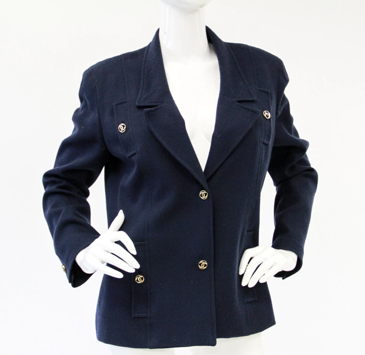 Vintage 1980's Chanel Blazer. Current Bid Price $113.