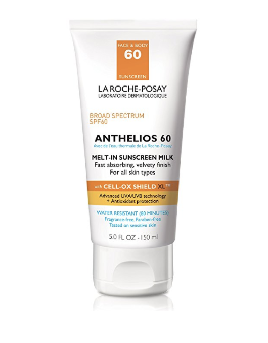 La Roche-Posay Anthelios. Some of THE BEST sunscreen. via Amazon. Linked here.