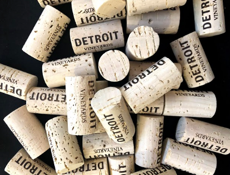 Corks from Detroit Vineyards