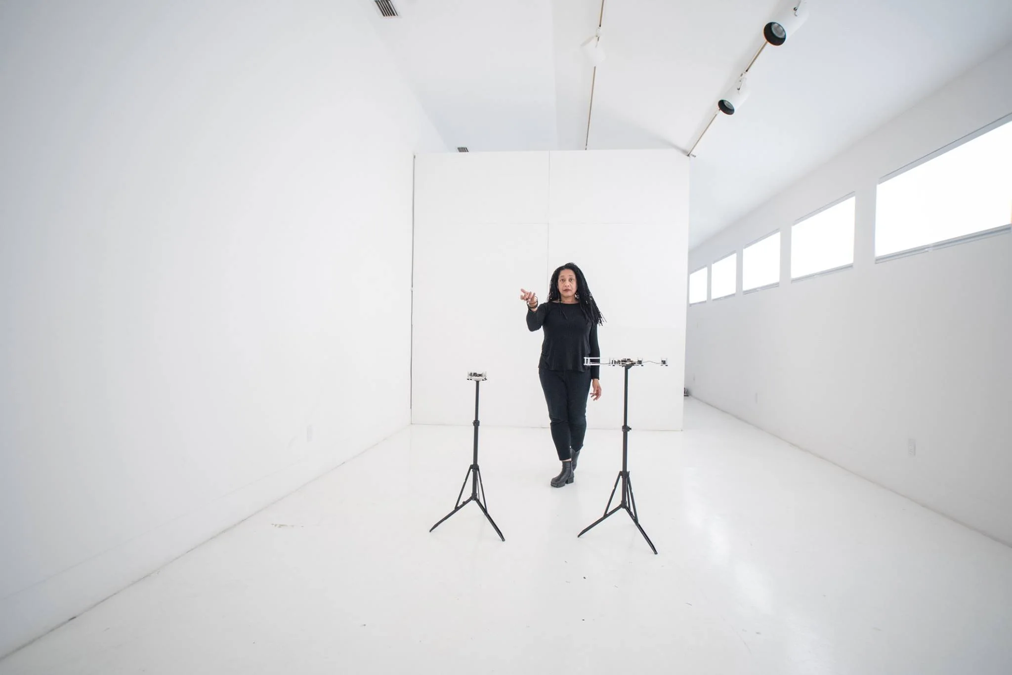 Composer, performer and media artist, Pamela Z. Photo via Red Bull Arts Detroit