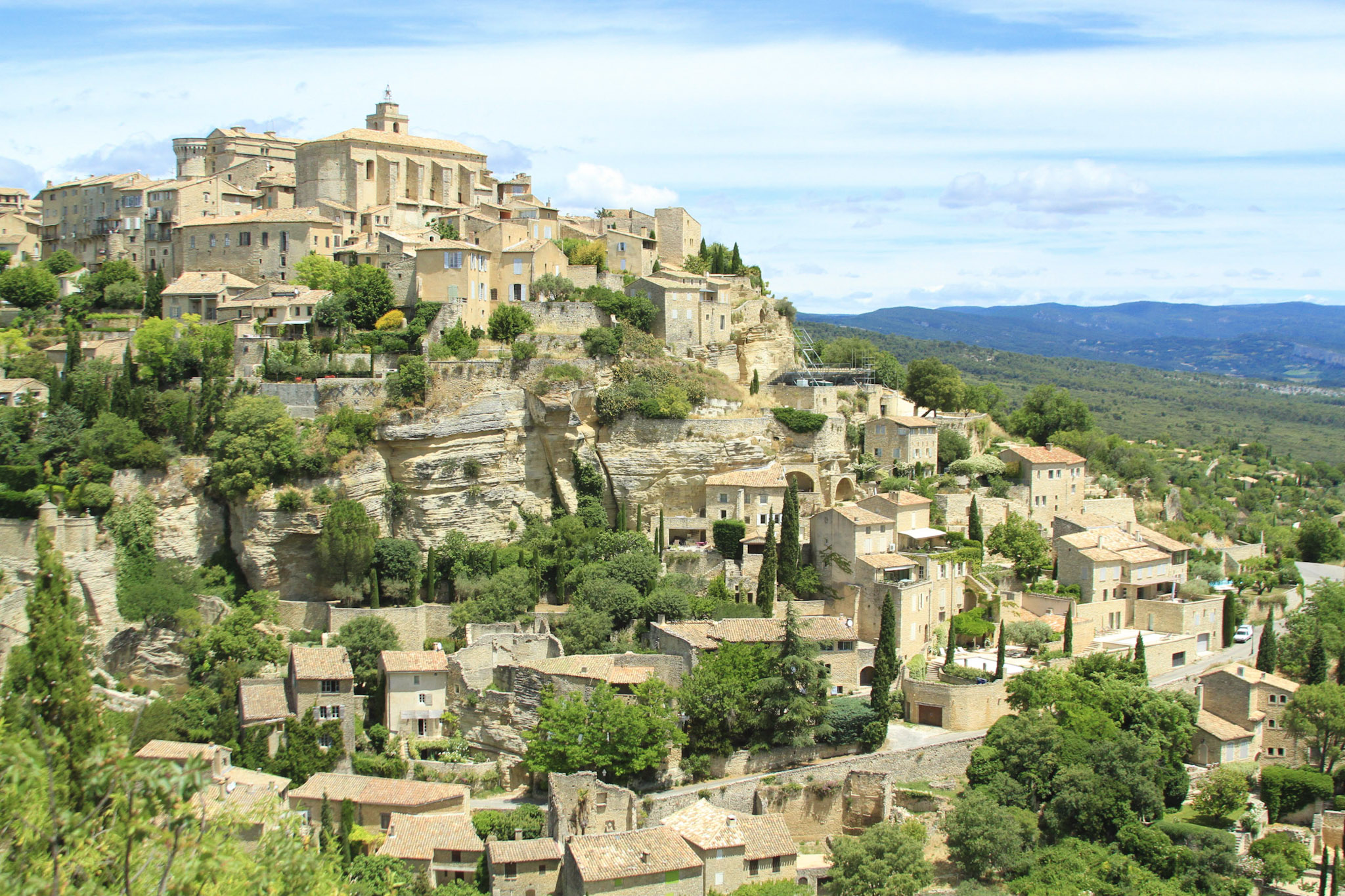 "Possibly the most well-known town of the Luberon region, Gordes is a great place to start exploring Provence. It's certainly more posh and built up than its neighbors, and is very popular, so be sure to arrive early in the day...." | #mfrancisdesig…