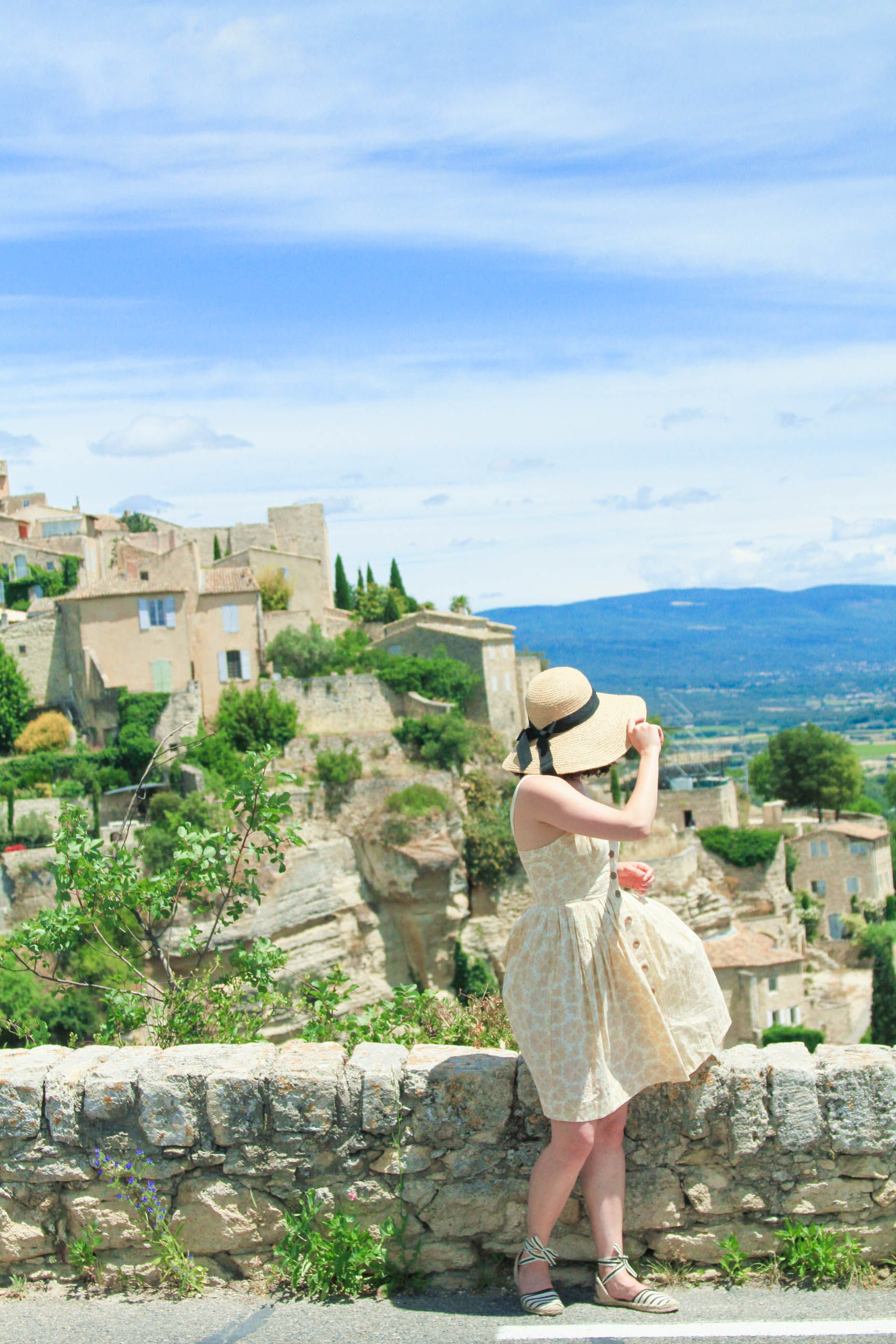"I think it's a rule that, when driving up the hill into Gordes, everyone must stop and take photos at least once...." | #mfrancisdesigntravels