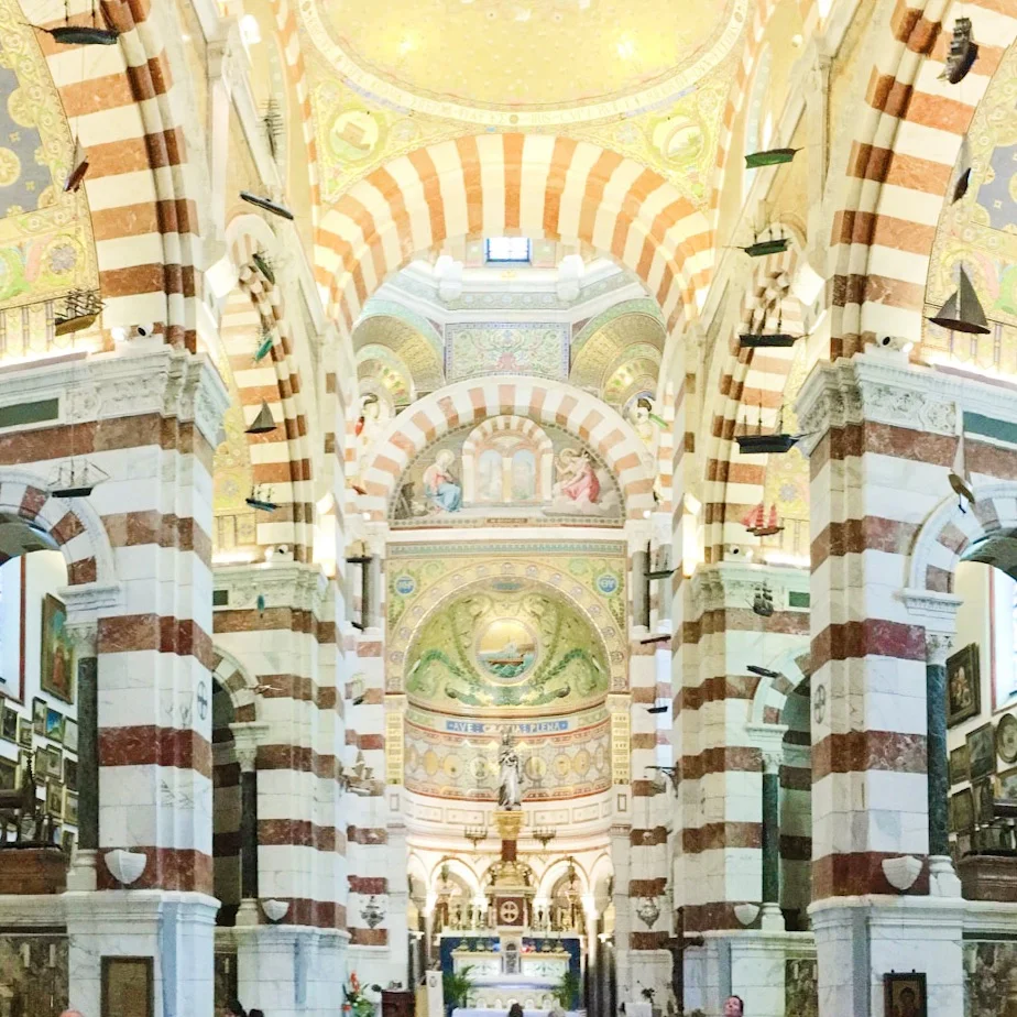 Basilique Notre-Dame de la Garde in Marseille, France #mfrancisdesigntravels