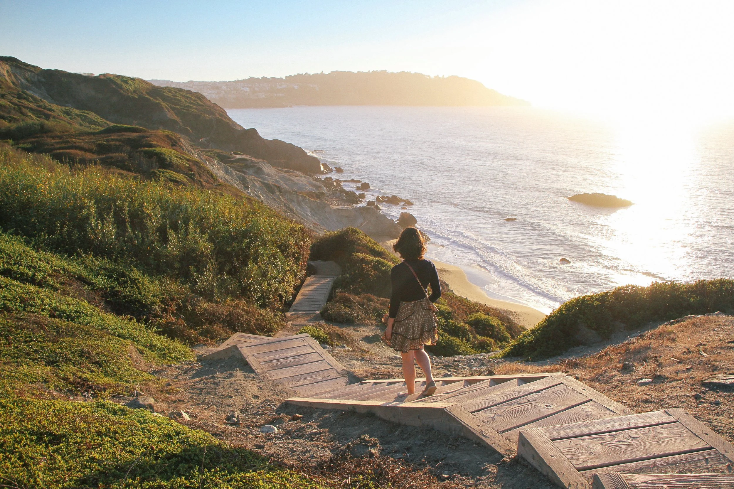 c'est moi! skirt, sweater, 'elastique' sneakers, purse.