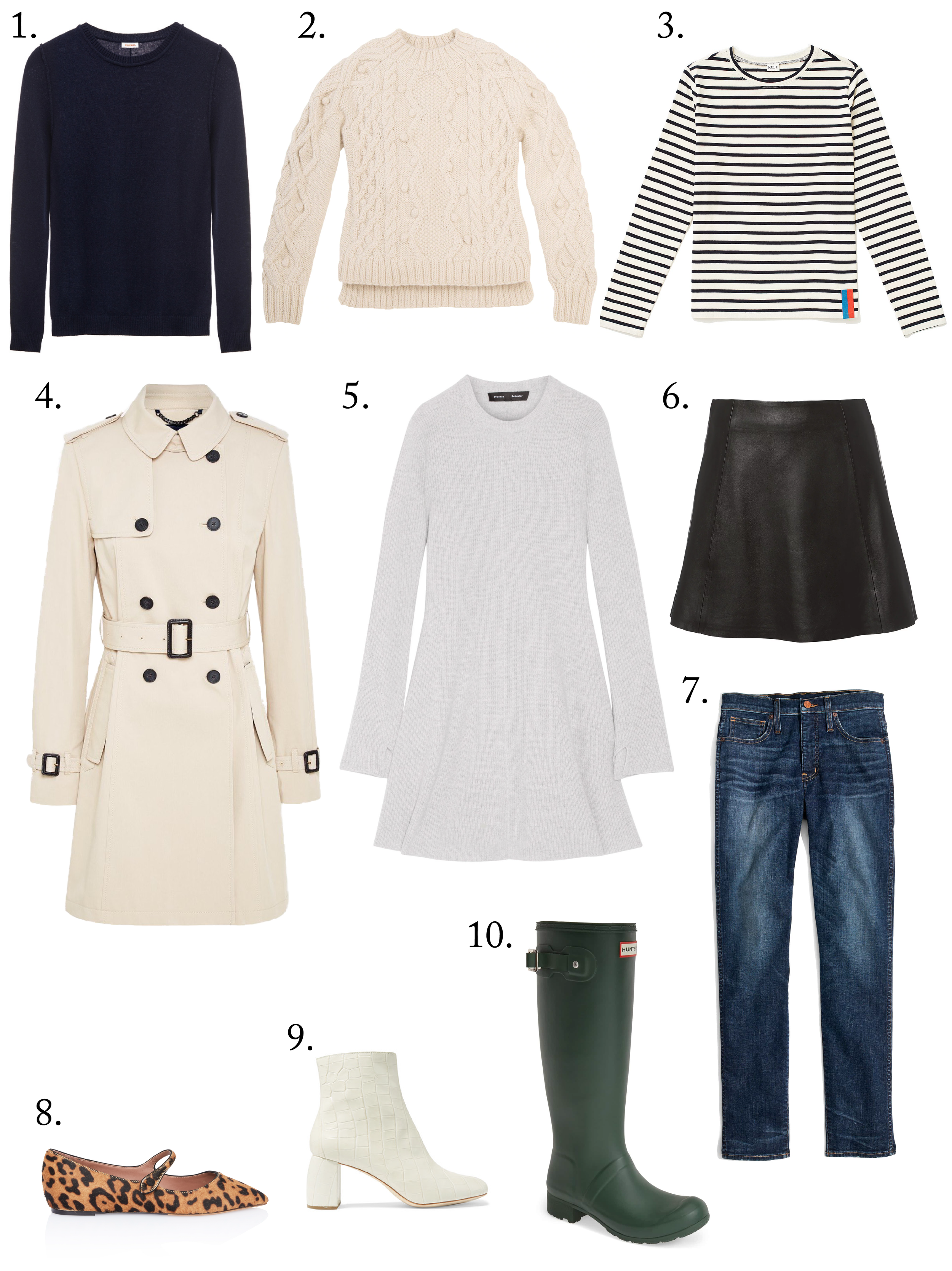 My Top 10 Style Staples for Fall | As a lover of fashion and classic style, these are the ten things I wear constantly in autumn. From leather jackets to stylish flats, click through to shop them all!