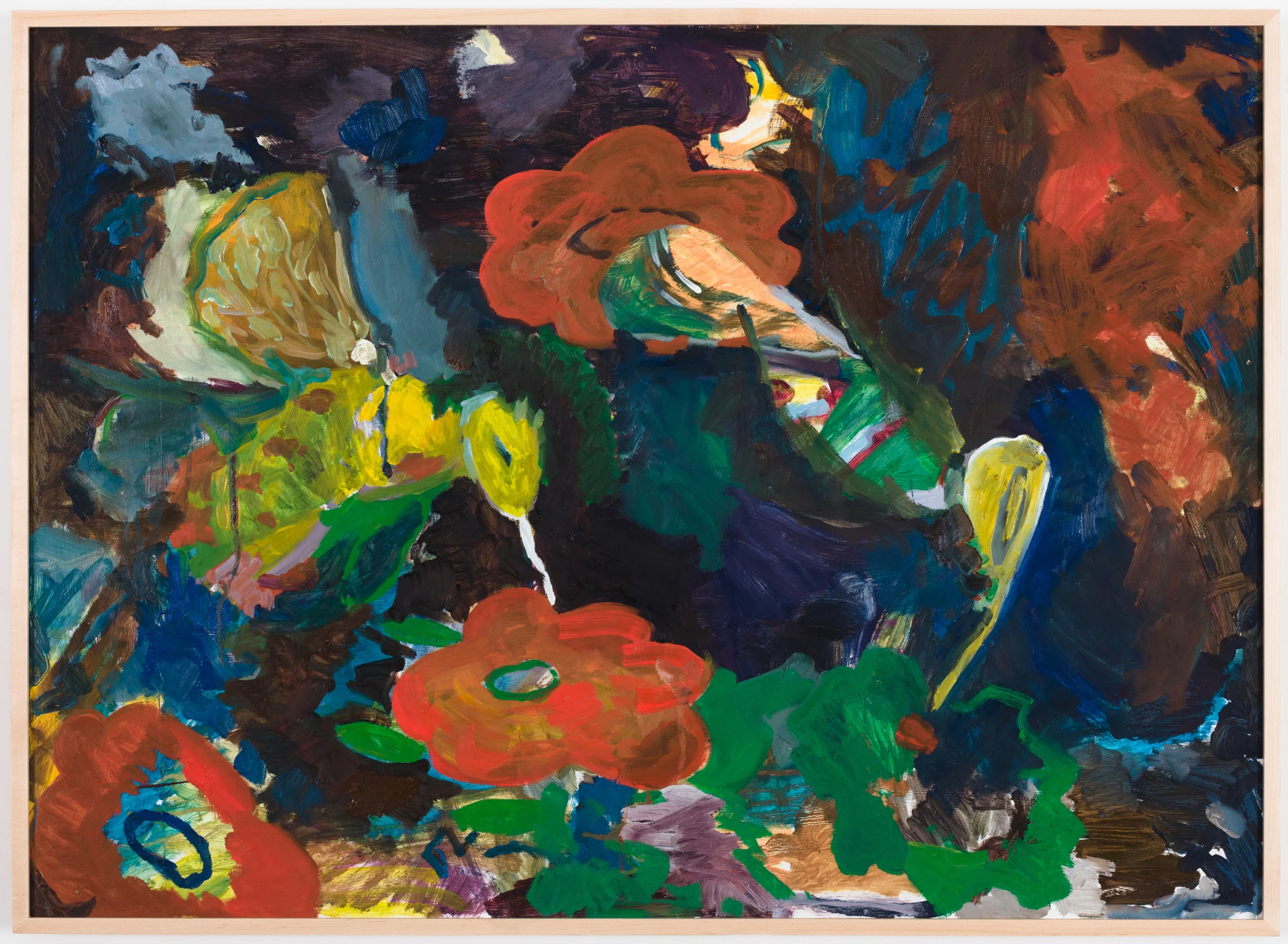 Pollination I, 2014, oil on panel, 24" x 36"