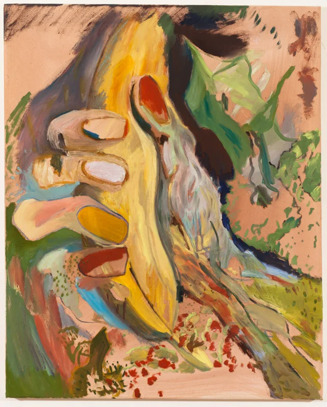 Banana Blowjob, 2012, Oil on canvas, 32" x 26"
