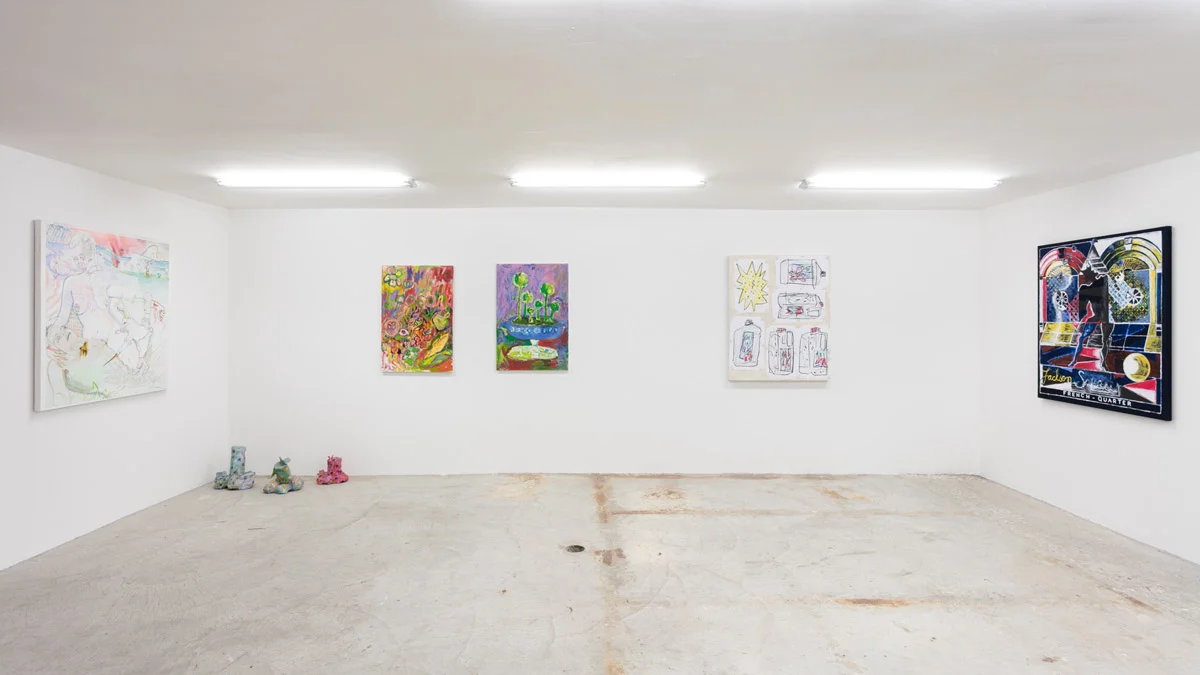 X at Lyles & King, New York. Installation view with Katrina Fimmel, Al Freeman and Anna Rosen.