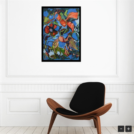 Exhibition A: Limited Edition Print "Honeybees in Corn Flowers", 2016 Proceeds donated to Materials for the Arts LINK