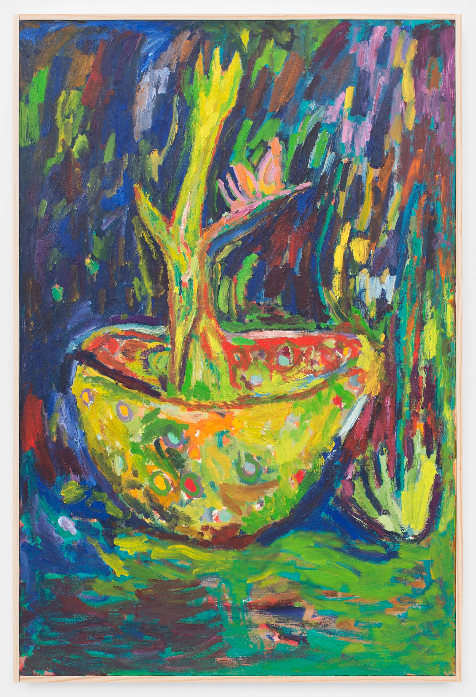 Still Life with Butterfly, 2016, oil on panel, 34" x 22"