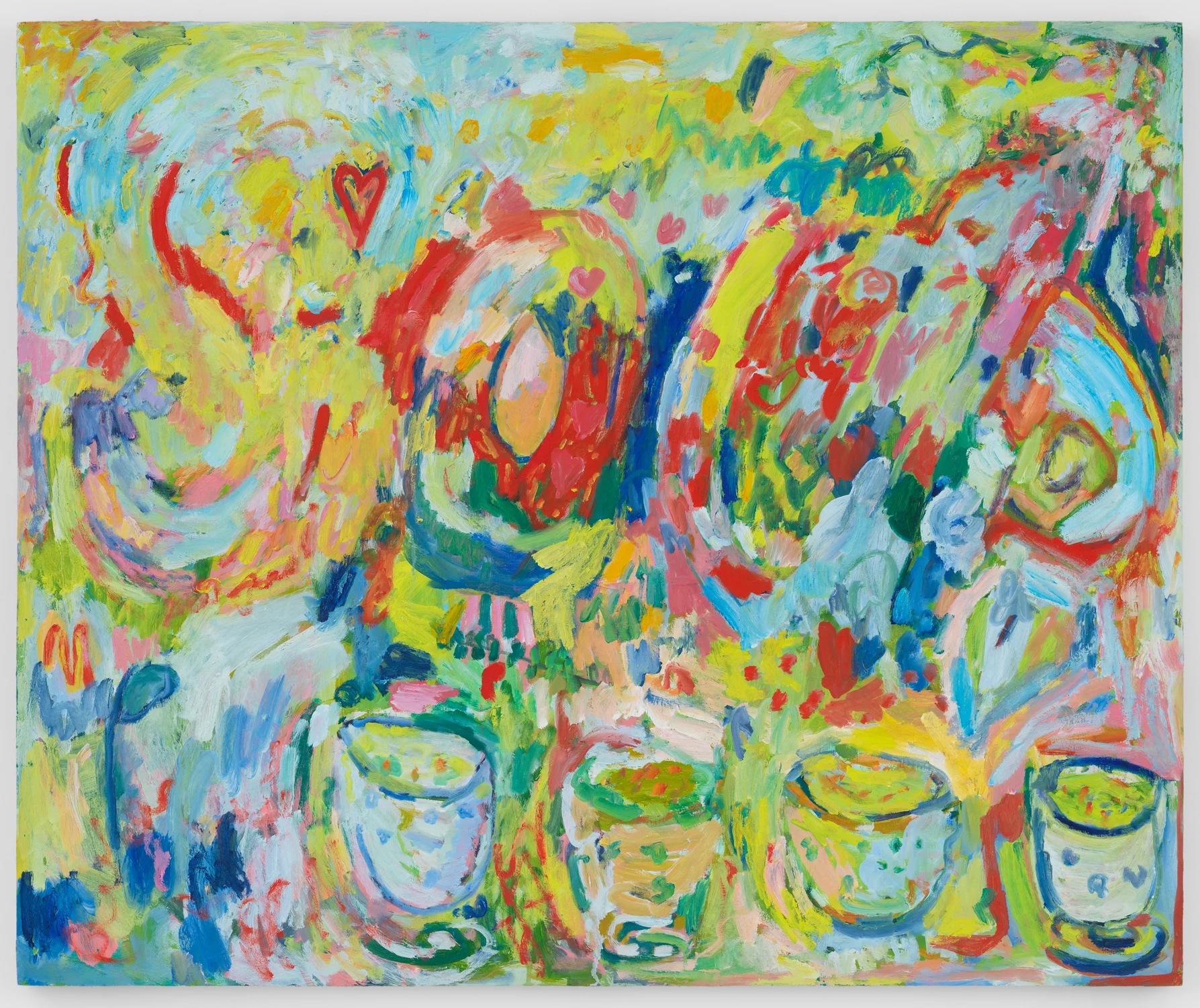 Broccoli Soup, 2017, oil on panel, 38" x 47"