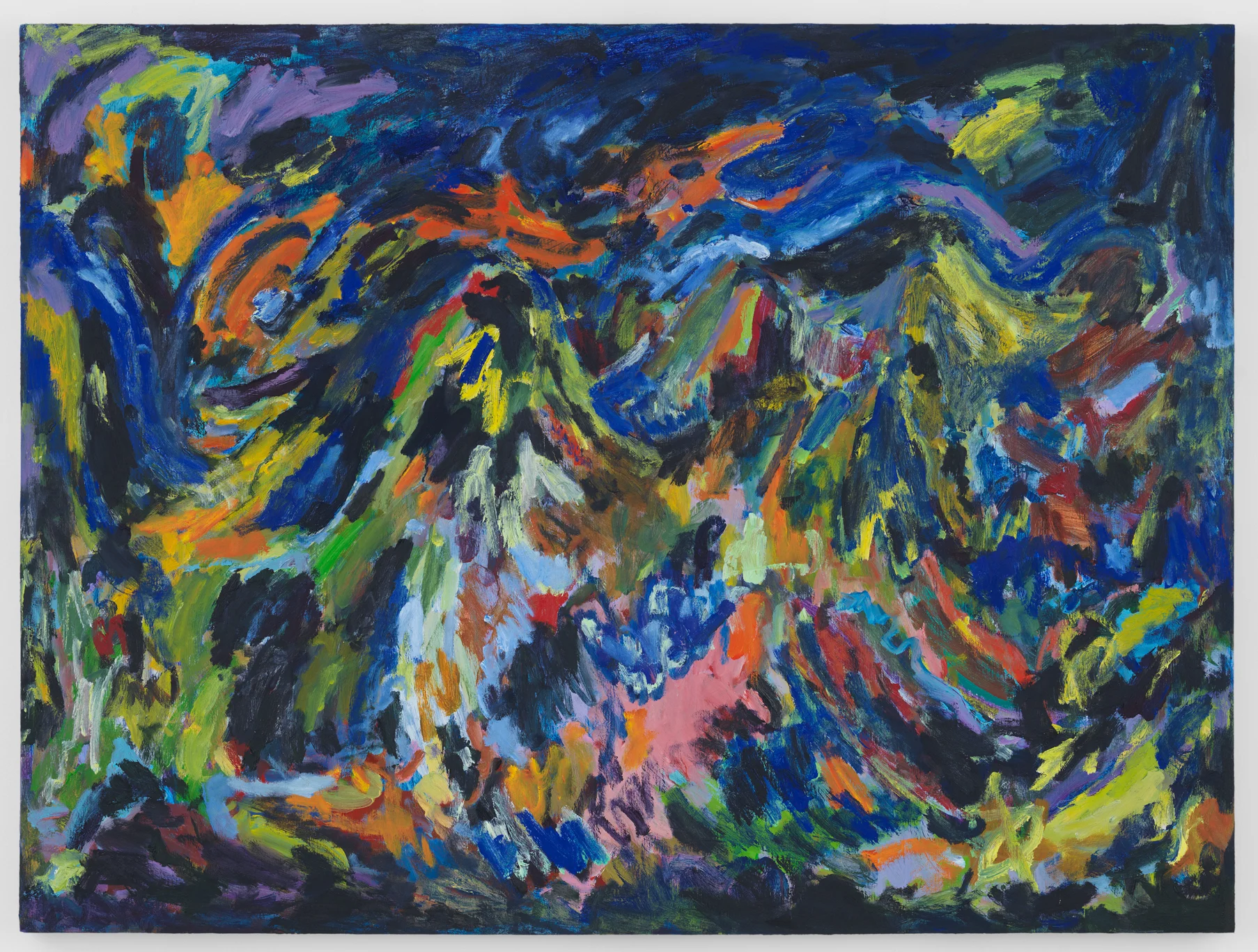 Landscape, 2017, oil on panel, 35" x 47"
