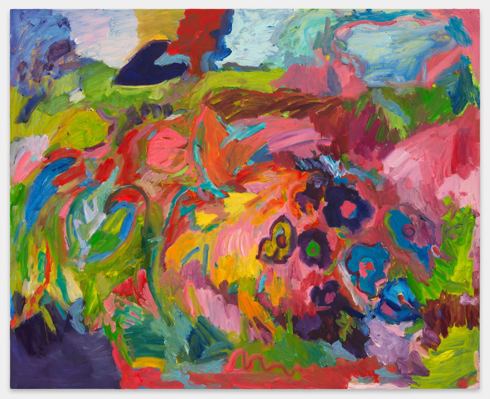 Halcyon Days, 2018, oil on panel, 35” x 47”