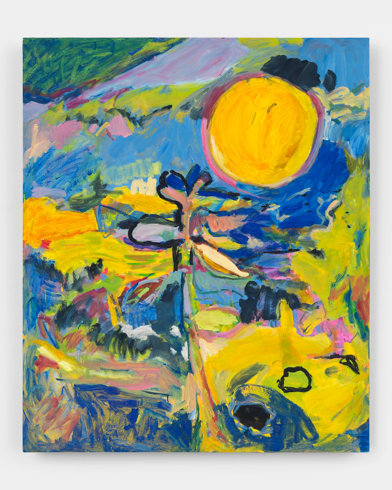 Bean Stalk, 2019, oil on panel, 56” x 47”