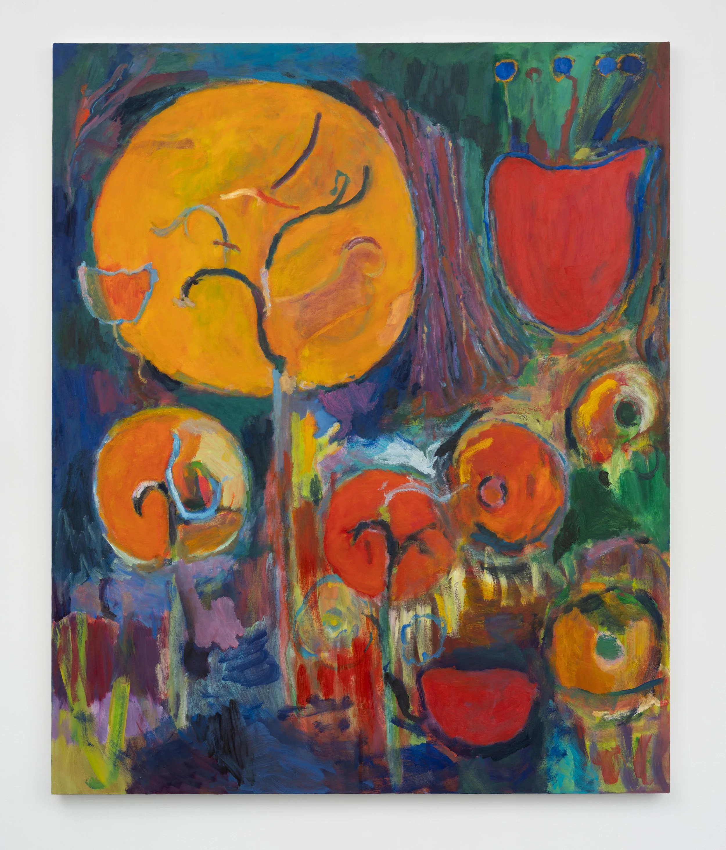  Plastic Winds, 2026, oil on canvas, 56 × 47” 